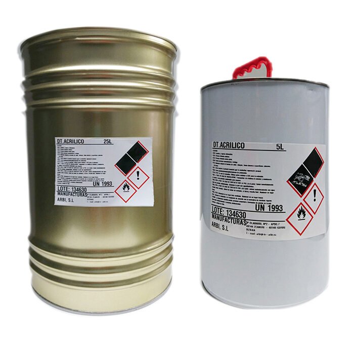 Disolvente acrílico